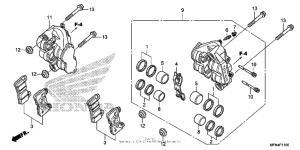 CB1000R Передний суппорт