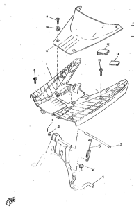 CW50RSP Stand. footrest