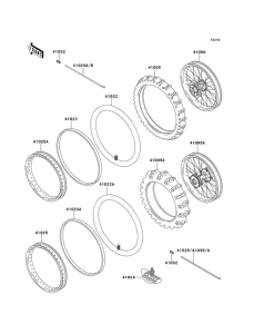 KX100 Колеса,покрышки