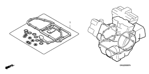 VFR800 Комплект прокладок