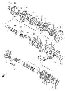 GS125 Трансмиссия