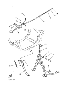 RZ350 ｽﾀﾝﾄﾞ