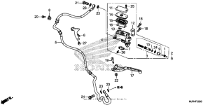 GL1800C Цилиндр сцепления