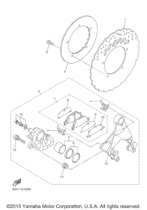 VMX17 Задний тормоз