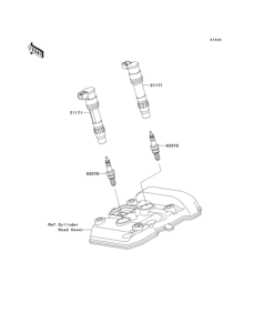 EX250 (ABS) Катушка зажигания