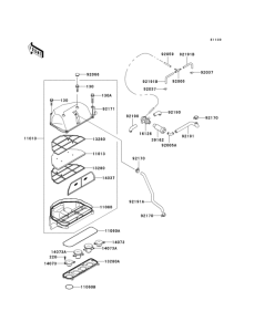 ZX636 Воздушный фильтр