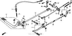 VT1100C Педали