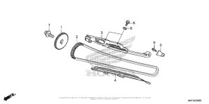 CTX700 Cam Chain + Tensioner