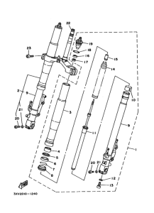 TZR250RSP ﾌﾛﾝﾄﾌｵｰｸ