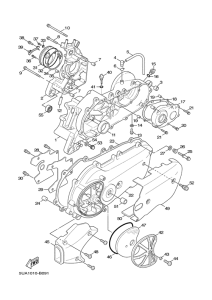 XC125 Картер двигателя