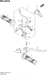 TU250 Рулевые переключатели