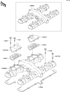 ZR750 Крышка головки цилиндров