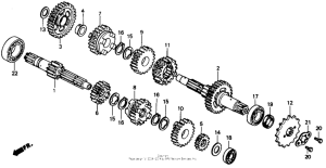 CMX250C Трансмиссия