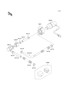 ZX900 Топливный насос