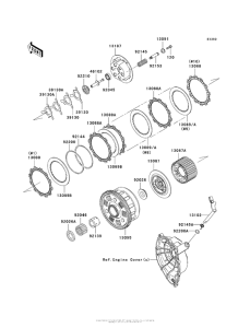 ZX1000 Сцепление