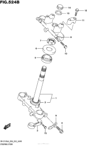  Steering Stem (Dr-Z125Ll6 E28)