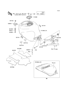 ZX600 Fuel tank(1 / 2)