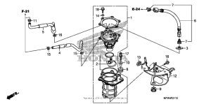 VT1300CS Топливный насос