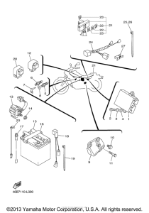 XV250ER Электрика