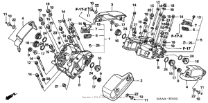 VT1100C Крышка головки цилиндров