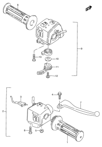 RC50 Рулевой переключатель