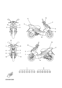 YQ50L Graphic & emblem