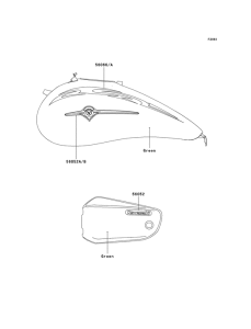 VN1600 Наклейки