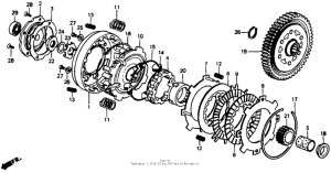 CT70 Сцепление