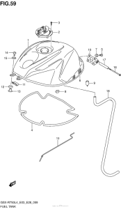 GSX-R750 Fuel Tank (Gsx-R750L4 E33)