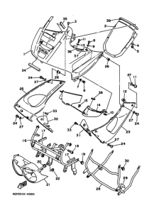 TDM850 Капот двигателя и топливо