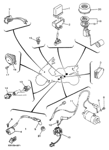 YP125R Электрика 1