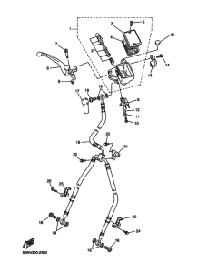 FJR1300 Передний тормозной цилиндр