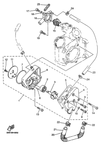 YP125R Водяной насос