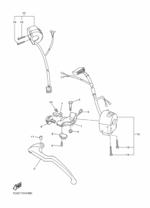 FZ1-S Interruptor  manillar&palanc