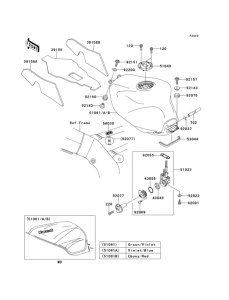 ZX900 Fuel tank(zx900-e1h)