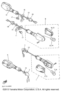 XT600EG Поворотники