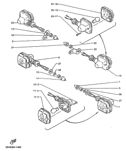 TDR125R Поворотники