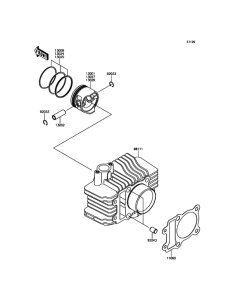  Цилиндр и поршни