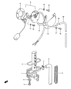 GSX750 Топливный кран