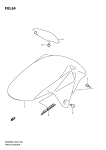 SV650 (ABS) Переднее крыло