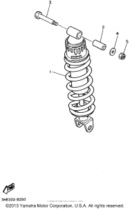 FZR600RF Задняя подвеска