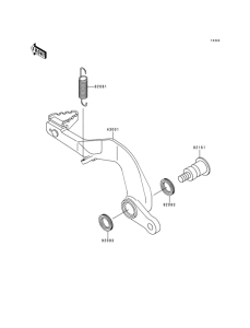  Педаль тормоза