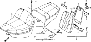 VT1100C Сиденье