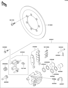  Передний тормоз