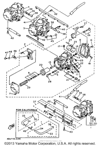XJ600SDC Карбюратор