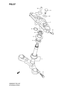 GS500 Траверса нижняя