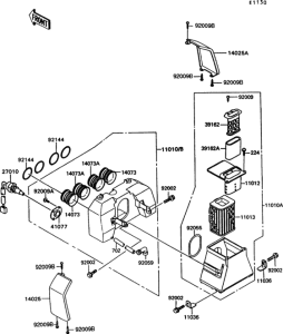 Z550 Воздушный фильтр