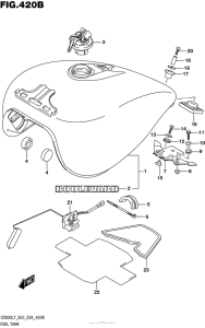 VZ800 Fuel Tank (Vz800L7 E28)