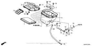 GL1800C Воздушный фильтр