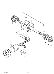 FZ50 Вал коленчатый